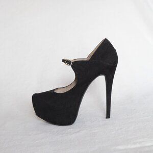 Black Platform Stiletto Mary Jane